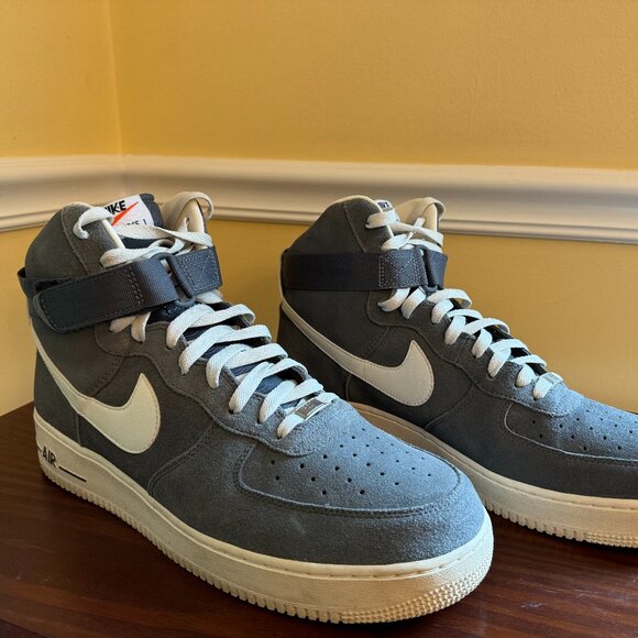 Nike Air Force 1 High Blazer Pack Dark Grey Suede Men's Size 14 - Picture 1 of 6